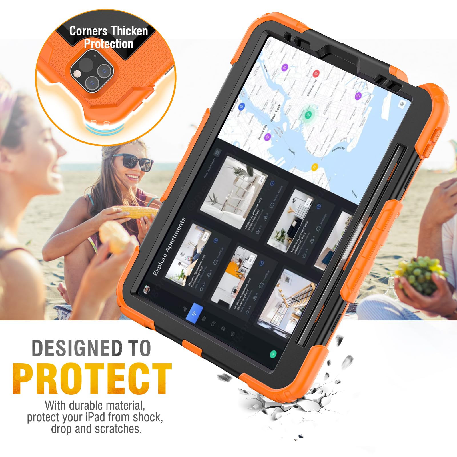 Amazon.co.jp: HXCASEAC iPad Air 第5世代/第4世代 10.9インチ用ケース